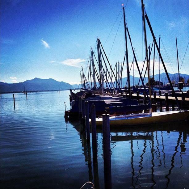 Ferienwohnung Seebruck Am Chiemsee ซีออน-ซีบรูค ภายนอก รูปภาพ