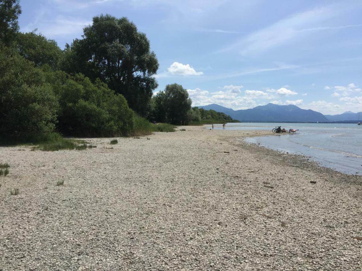 Ferienwohnung Seebruck Am Chiemsee ซีออน-ซีบรูค ภายนอก รูปภาพ